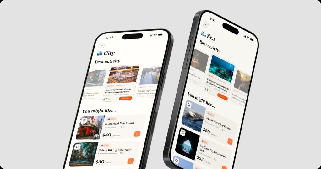 Romly discovery screens