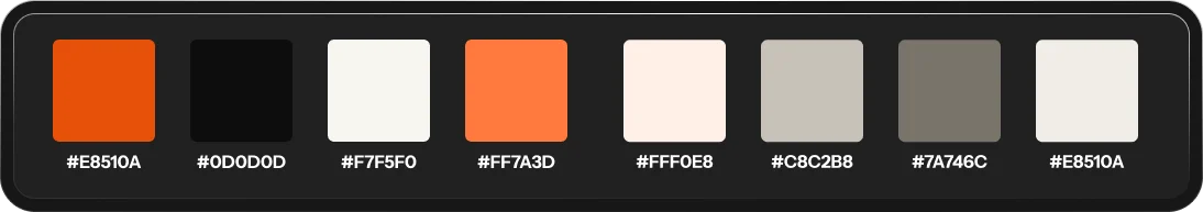 Romly colour palette